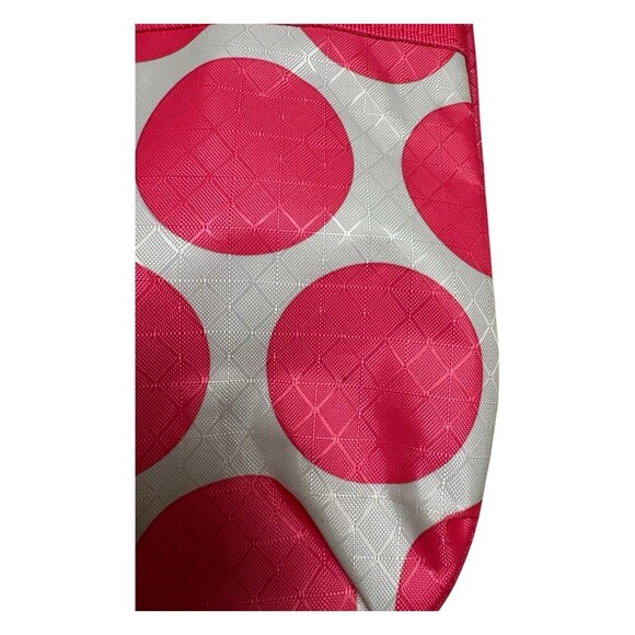 Thirty One Mod Dot Crossbody Bag Pink Polka Dots Adjustable Strap EUC - Picture 12 of 12